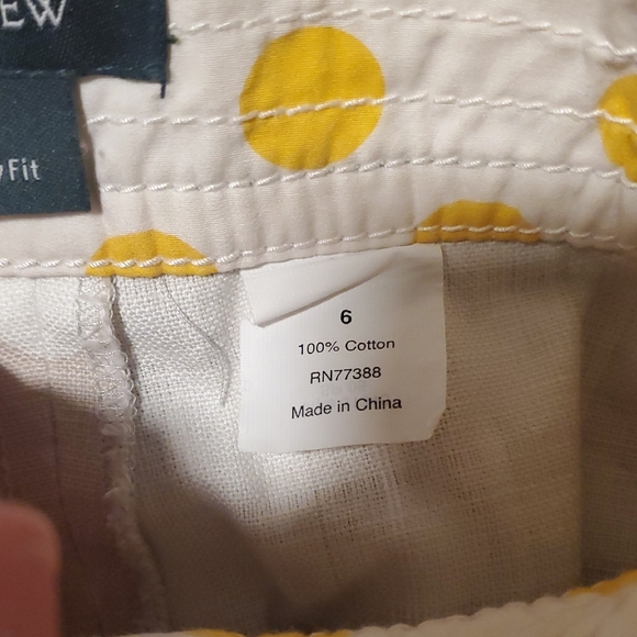 J Crew Polka Dot Beige Shorts - Picture 3 of 8